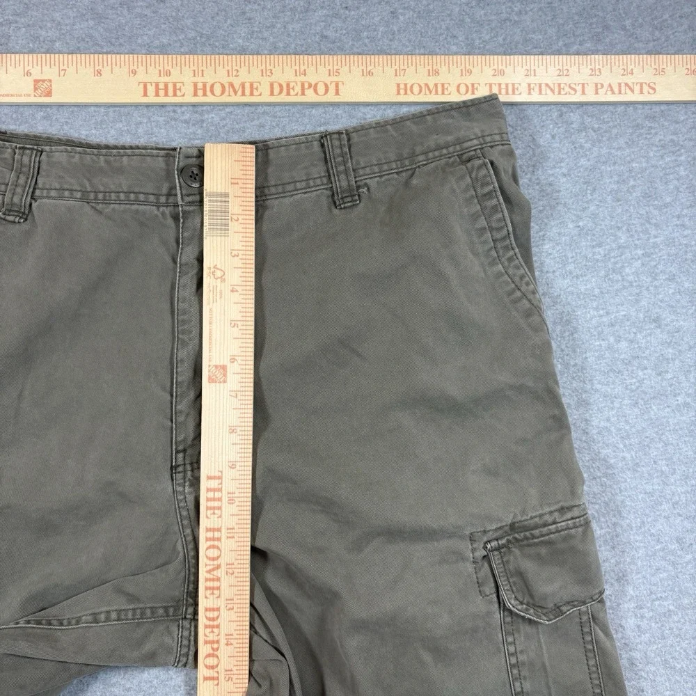 Vintage Old Navy Cargo Pants Mens 40x32 Brown Loose Skater Baggy Fit Y2K Grunge